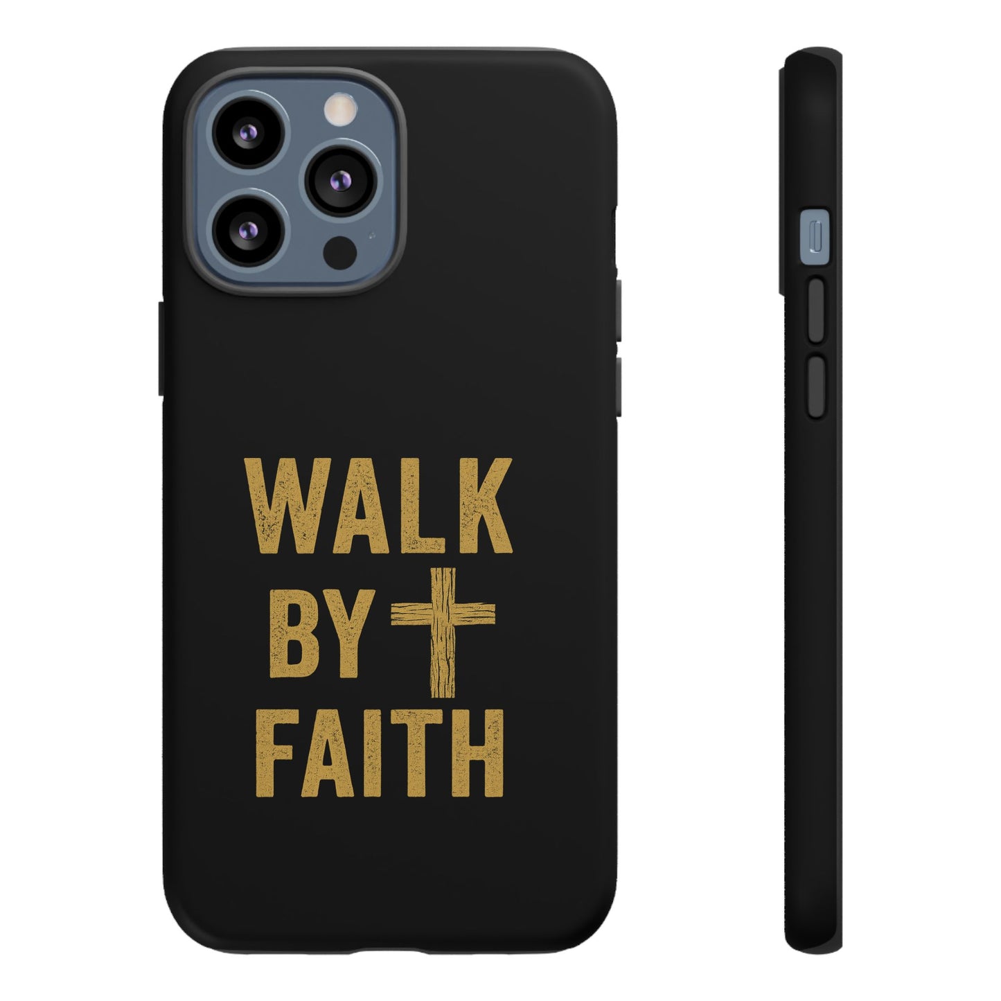 Faith-Inspired Phone Case | Christian Gift, Inspirational Case, Walk by Faith Design, Religious Decor, Strong Protective Cover