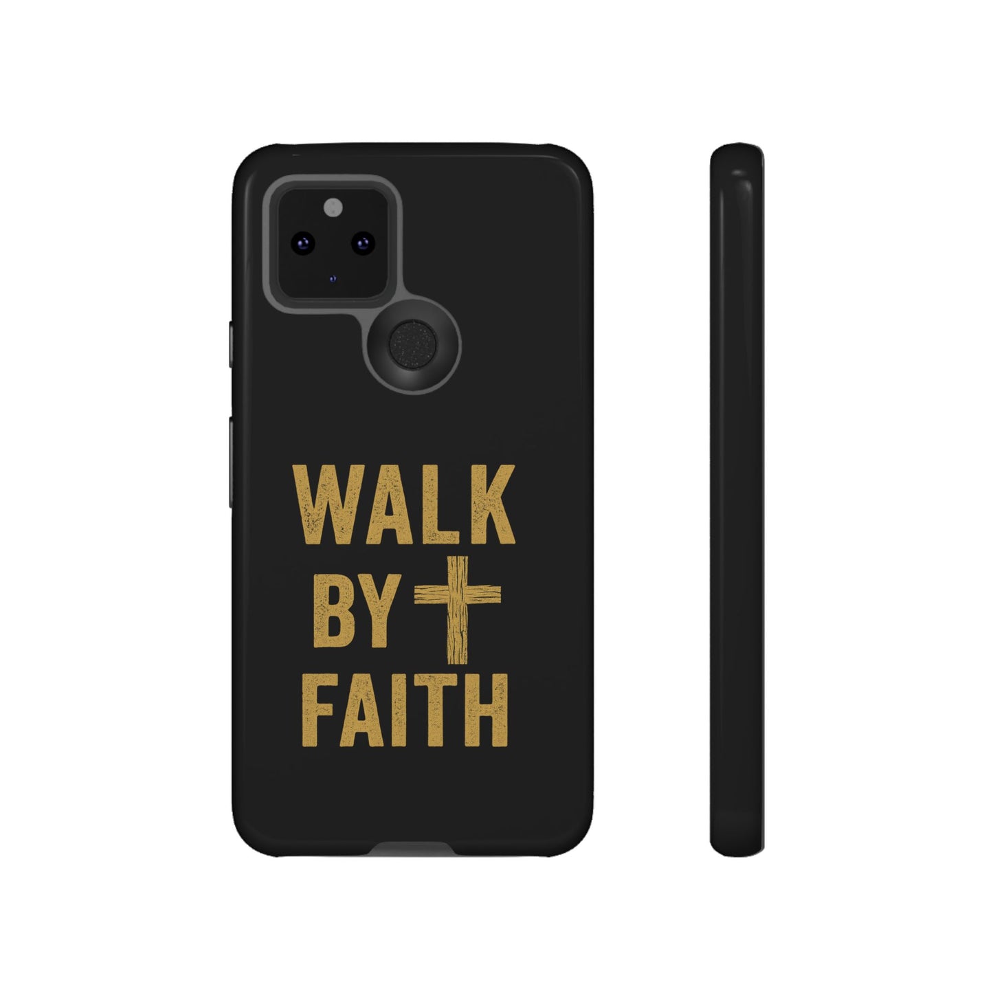 Faith-Inspired Phone Case | Christian Gift, Inspirational Case, Walk by Faith Design, Religious Decor, Strong Protective Cover