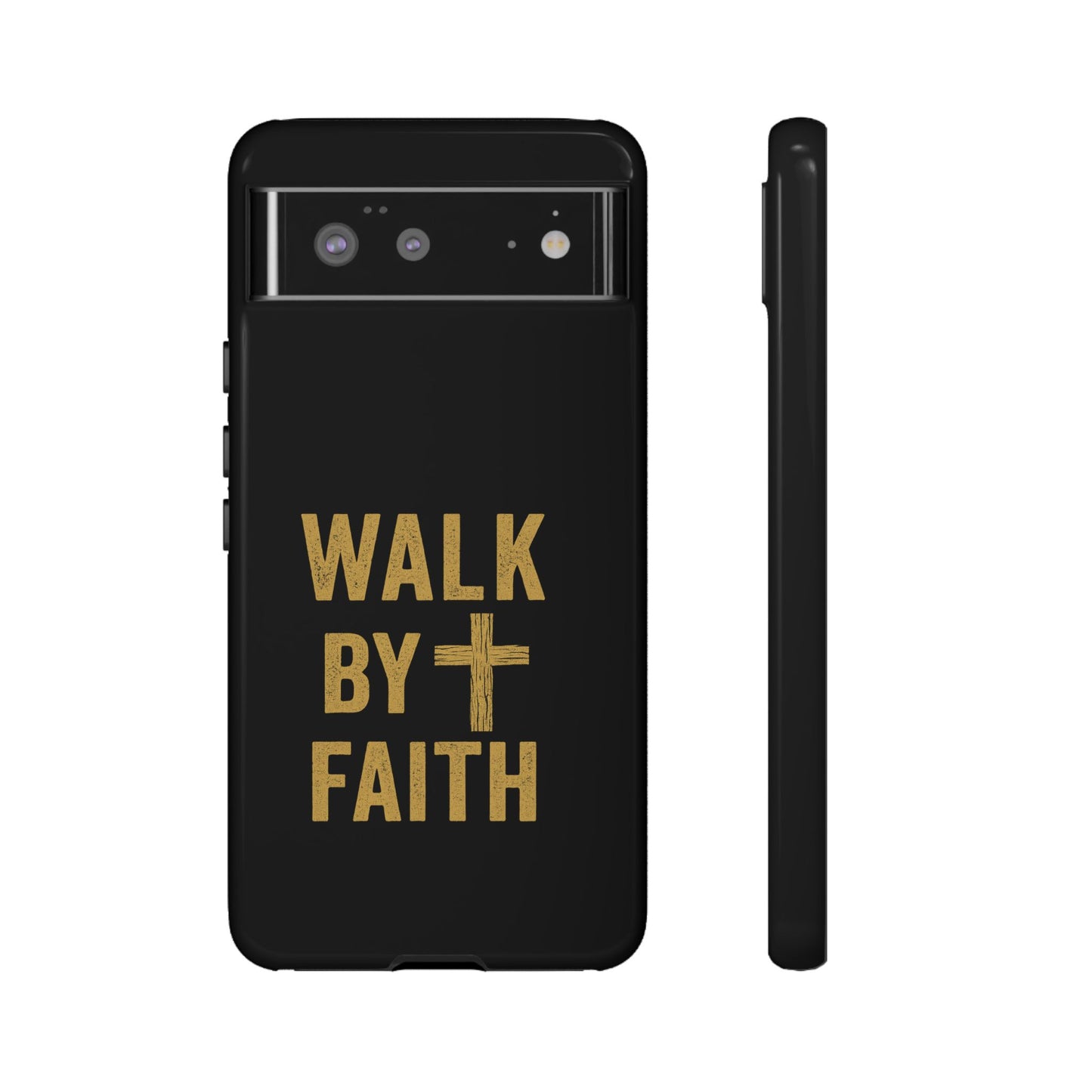 Faith-Inspired Phone Case | Christian Gift, Inspirational Case, Walk by Faith Design, Religious Decor, Strong Protective Cover