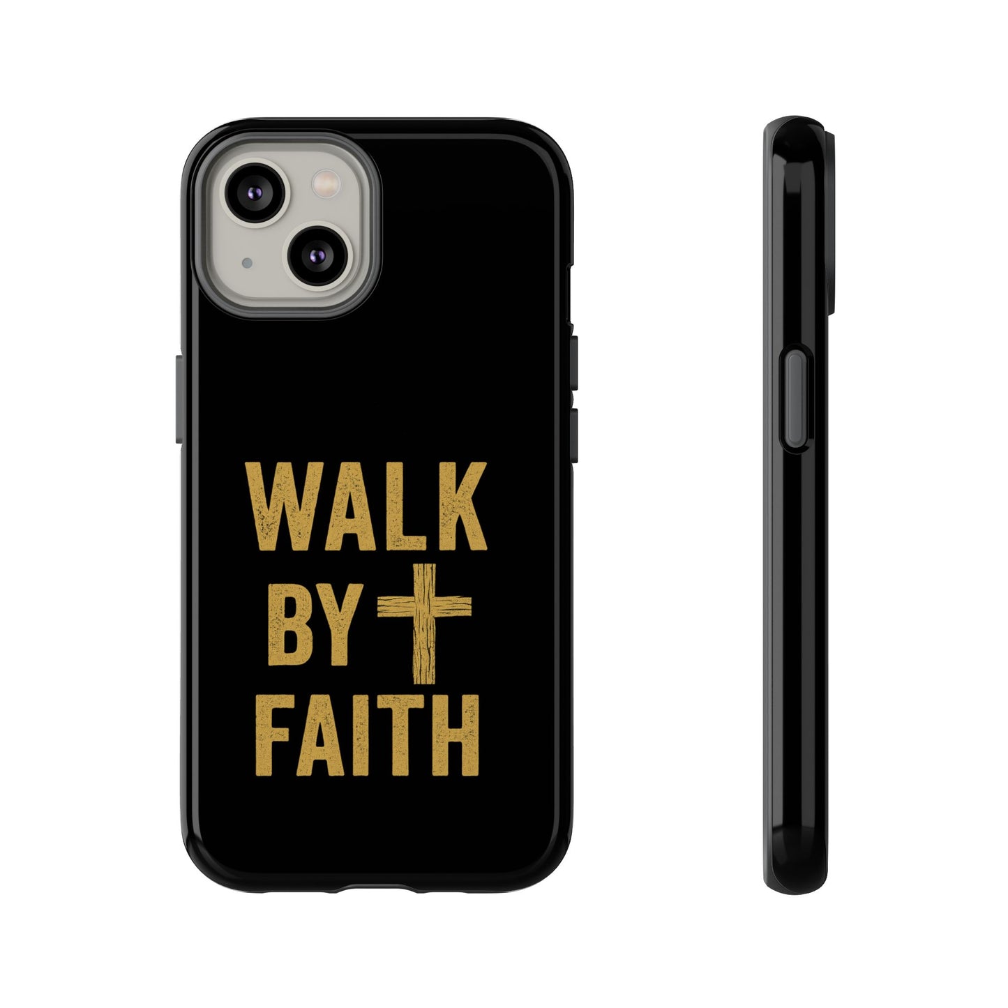 Faith-Inspired Phone Case | Christian Gift, Inspirational Case, Walk by Faith Design, Religious Decor, Strong Protective Cover