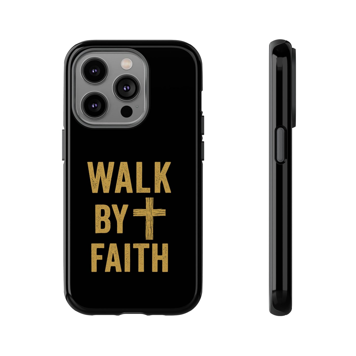 Faith-Inspired Phone Case | Christian Gift, Inspirational Case, Walk by Faith Design, Religious Decor, Strong Protective Cover