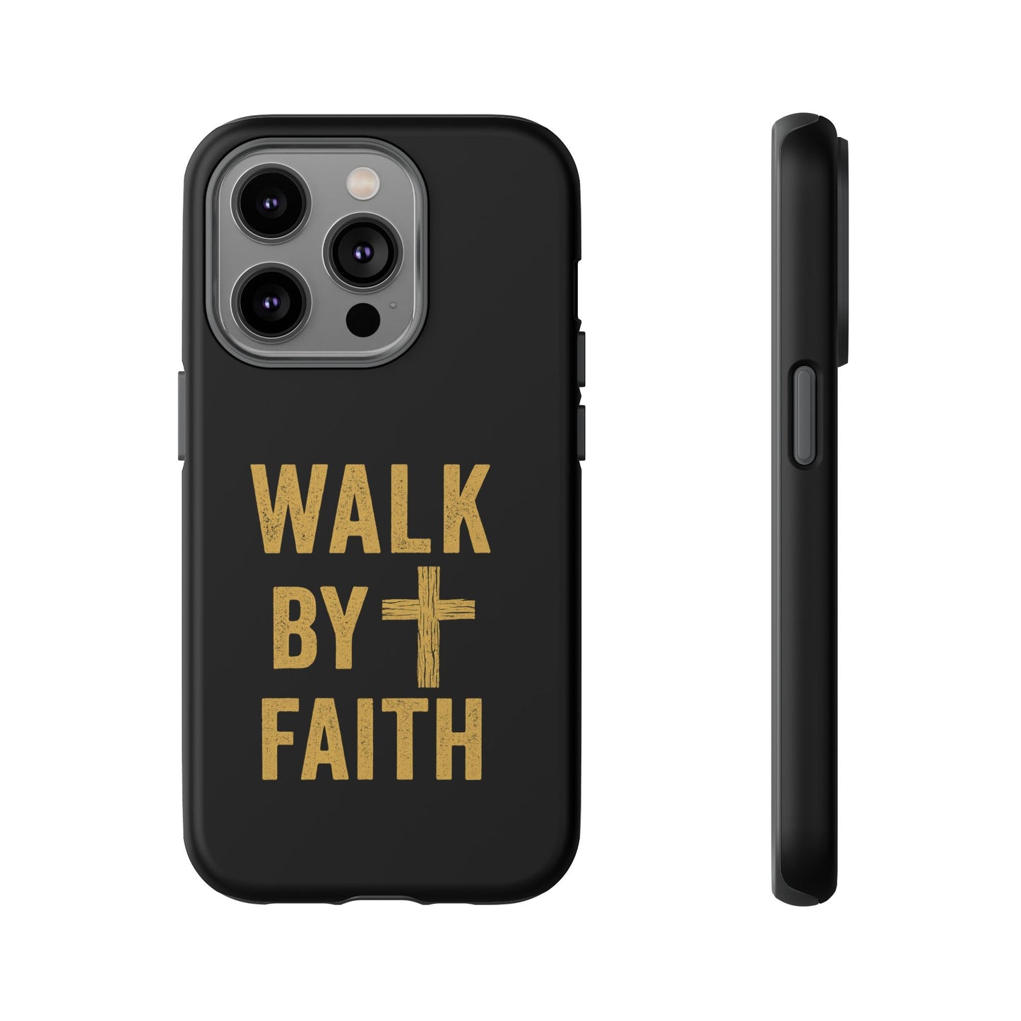 Faith-Inspired Phone Case | Christian Gift, Inspirational Case, Walk by Faith Design, Religious Decor, Strong Protective Cover