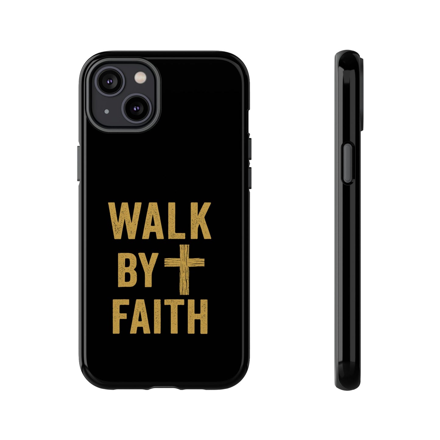Faith-Inspired Phone Case | Christian Gift, Inspirational Case, Walk by Faith Design, Religious Decor, Strong Protective Cover
