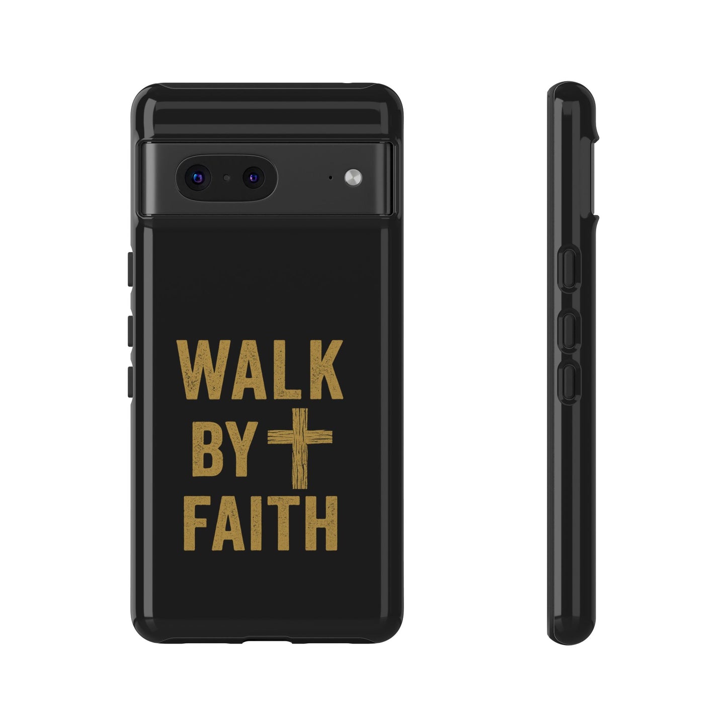 Faith-Inspired Phone Case | Christian Gift, Inspirational Case, Walk by Faith Design, Religious Decor, Strong Protective Cover