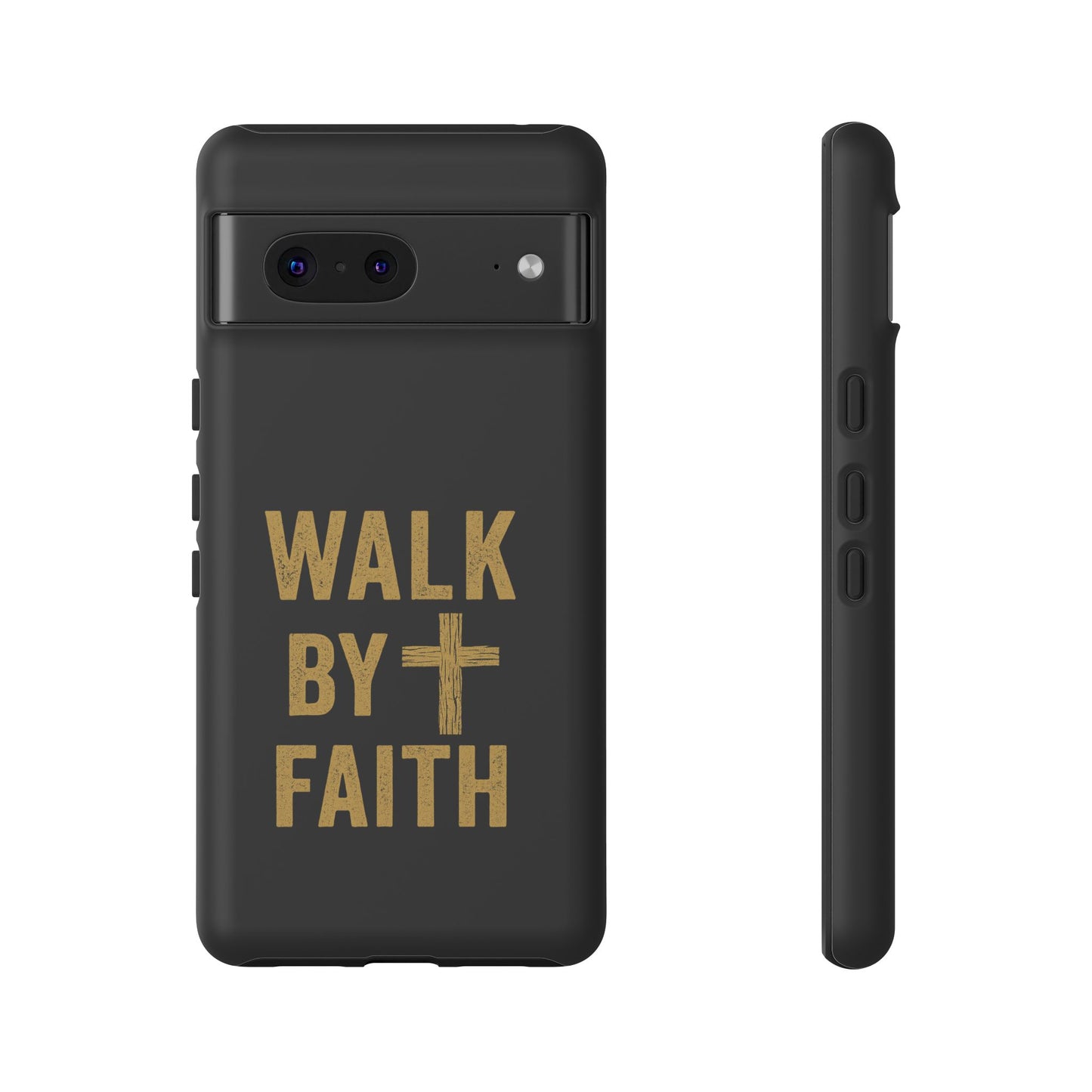 Faith-Inspired Phone Case | Christian Gift, Inspirational Case, Walk by Faith Design, Religious Decor, Strong Protective Cover