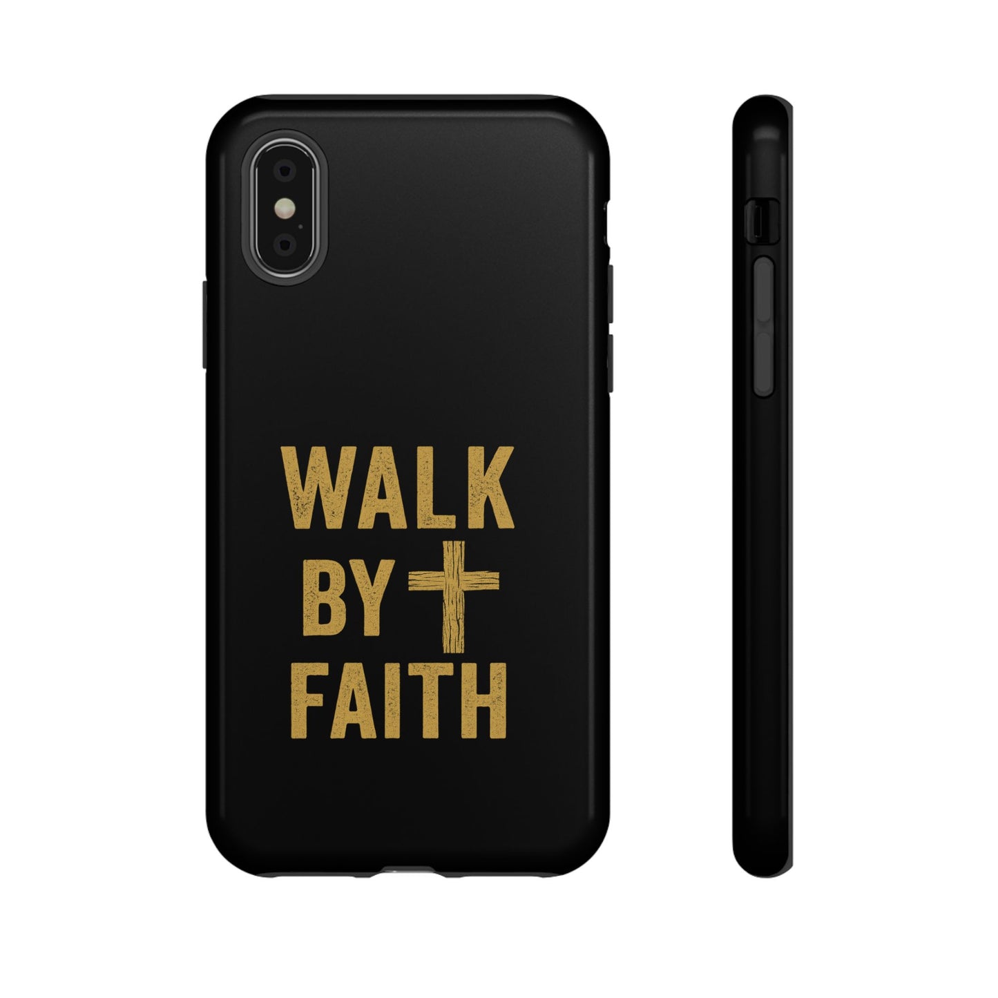 Faith-Inspired Phone Case | Christian Gift, Inspirational Case, Walk by Faith Design, Religious Decor, Strong Protective Cover