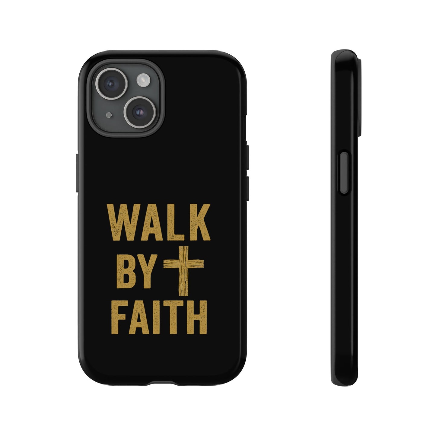 Faith-Inspired Phone Case | Christian Gift, Inspirational Case, Walk by Faith Design, Religious Decor, Strong Protective Cover