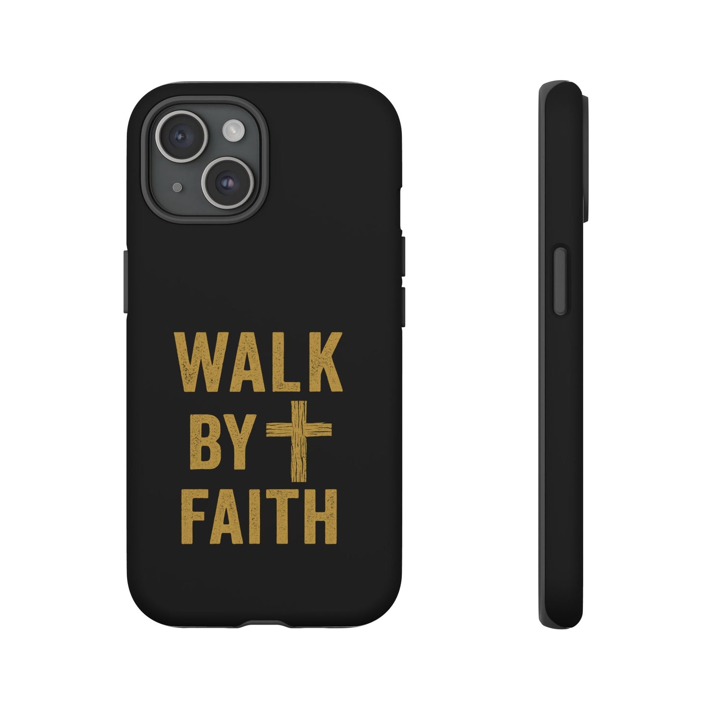 Faith-Inspired Phone Case | Christian Gift, Inspirational Case, Walk by Faith Design, Religious Decor, Strong Protective Cover