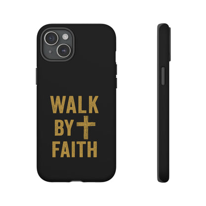 Faith-Inspired Phone Case | Christian Gift, Inspirational Case, Walk by Faith Design, Religious Decor, Strong Protective Cover