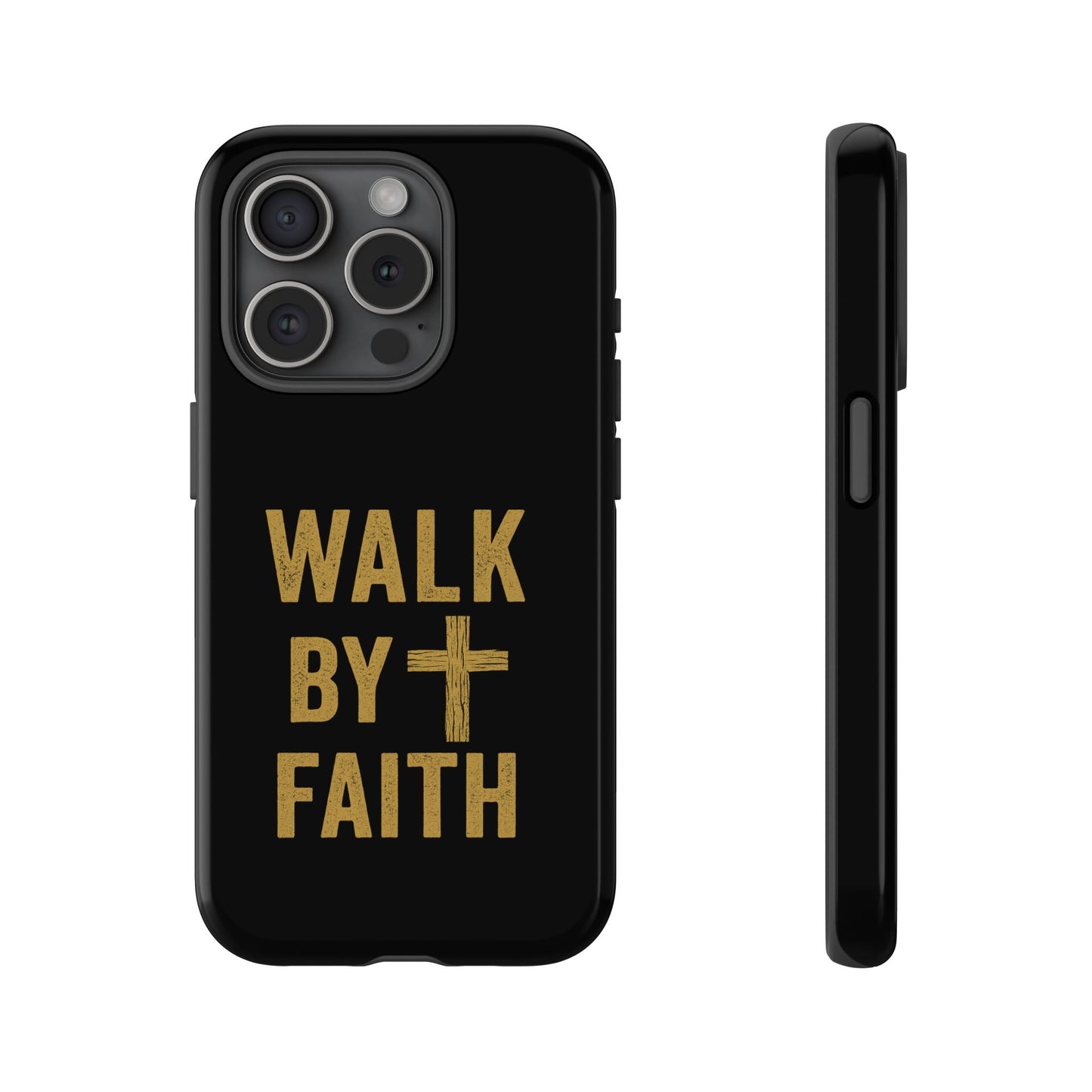 Faith-Inspired Phone Case | Christian Gift, Inspirational Case, Walk by Faith Design, Religious Decor, Strong Protective Cover