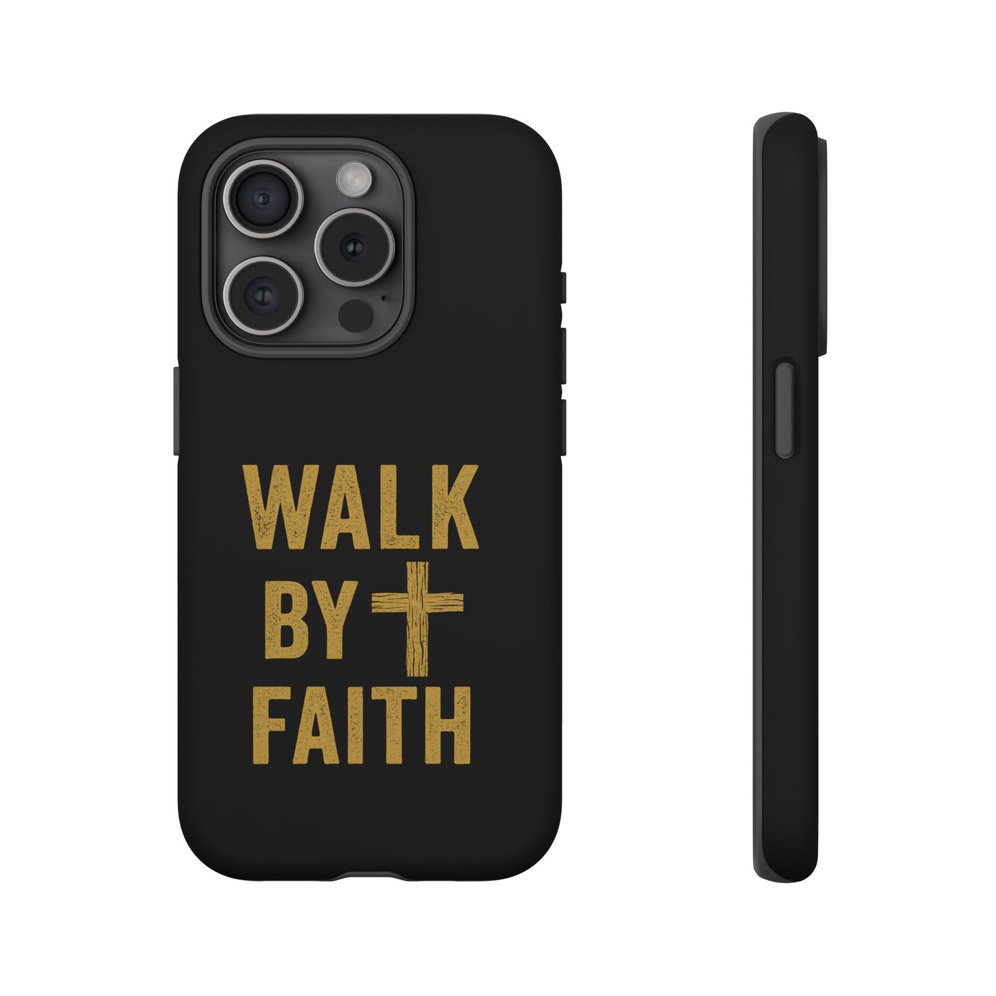 Faith-Inspired Phone Case | Christian Gift, Inspirational Case, Walk by Faith Design, Religious Decor, Strong Protective Cover