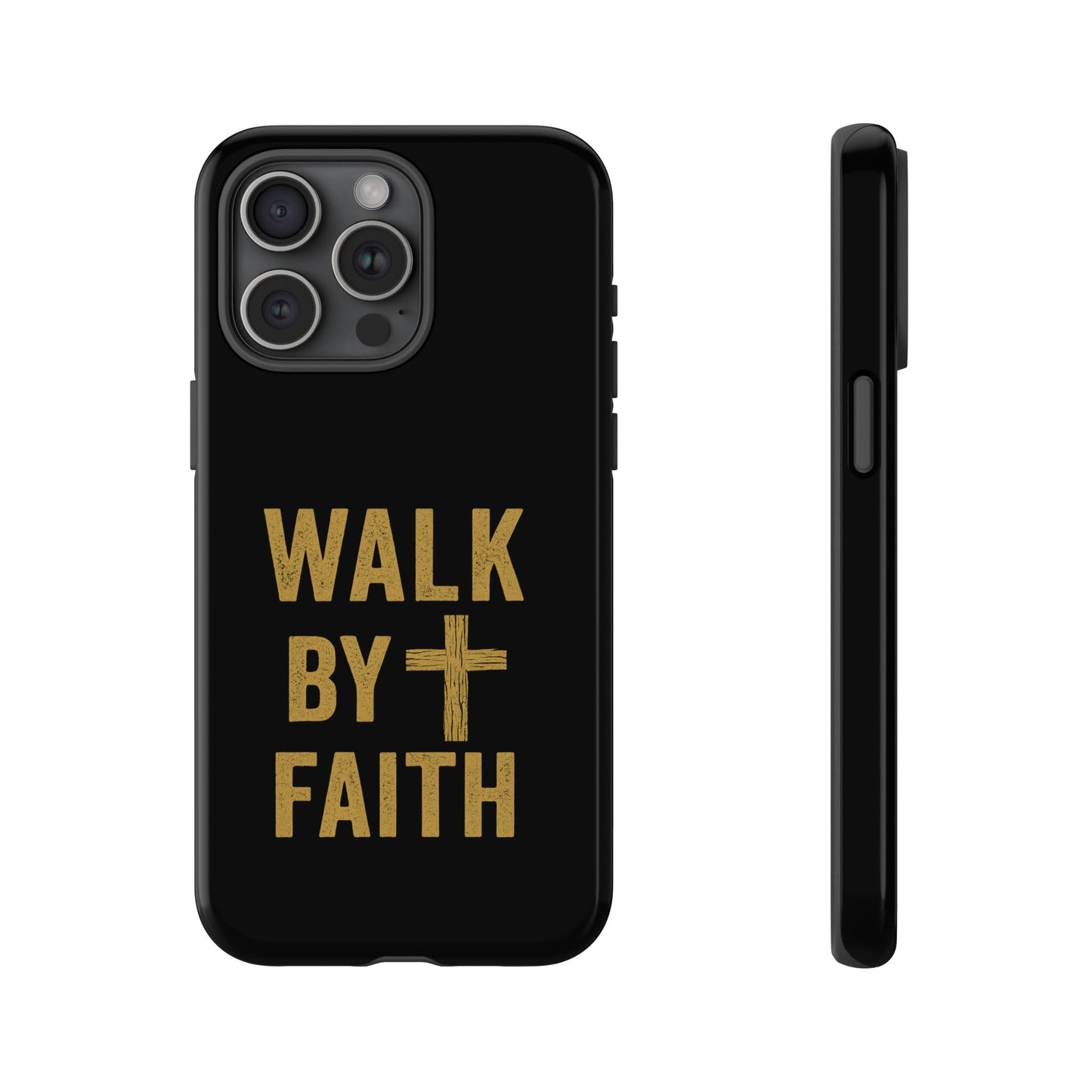 Faith-Inspired Phone Case | Christian Gift, Inspirational Case, Walk by Faith Design, Religious Decor, Strong Protective Cover