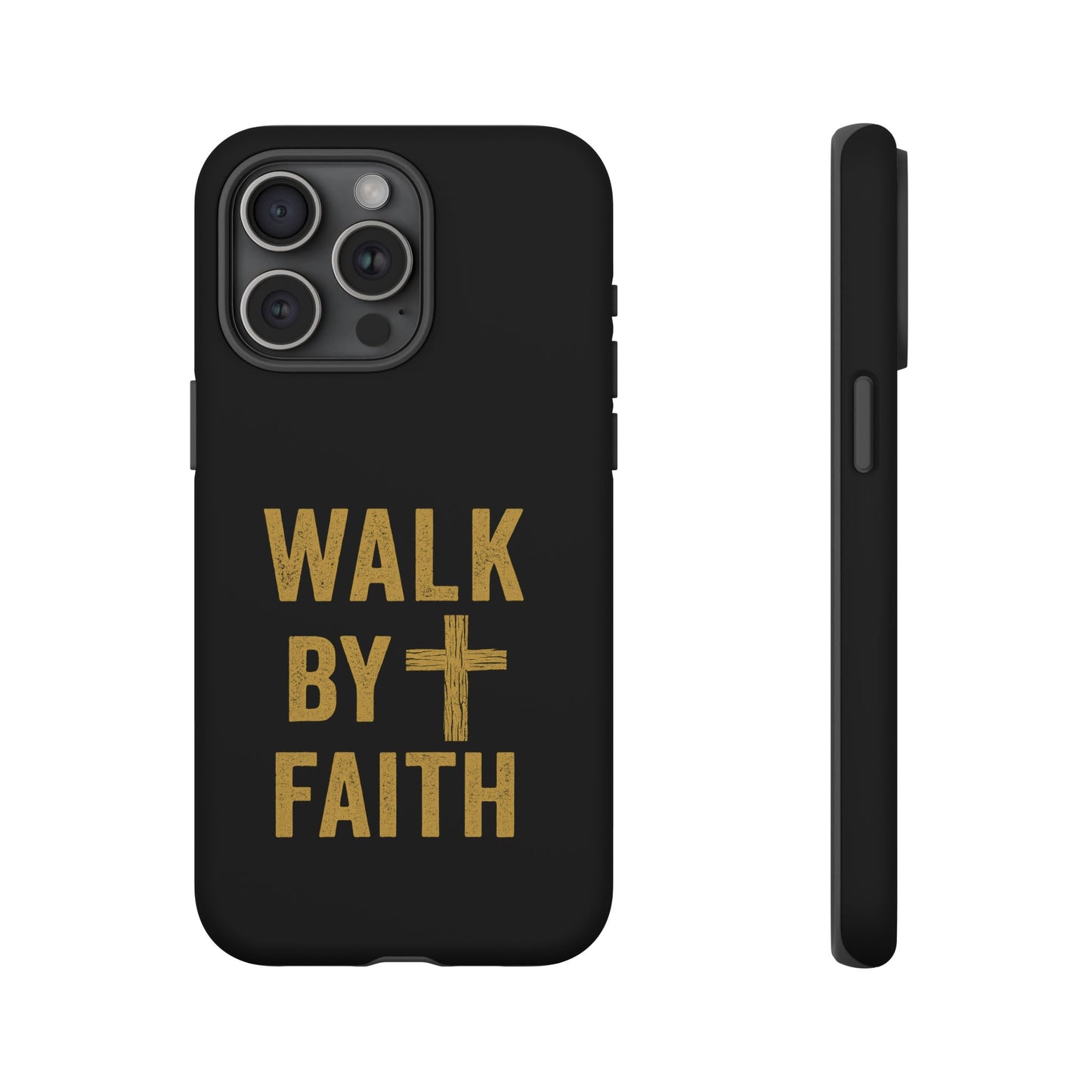 Faith-Inspired Phone Case | Christian Gift, Inspirational Case, Walk by Faith Design, Religious Decor, Strong Protective Cover