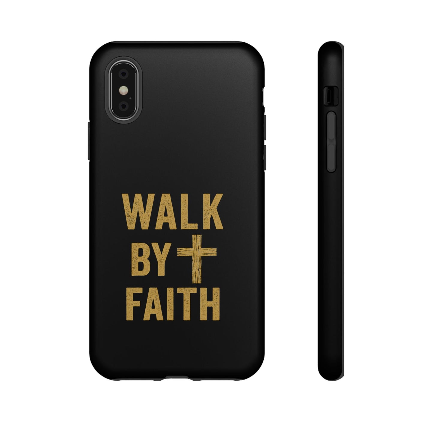 Faith-Inspired Phone Case | Christian Gift, Inspirational Case, Walk by Faith Design, Religious Decor, Strong Protective Cover