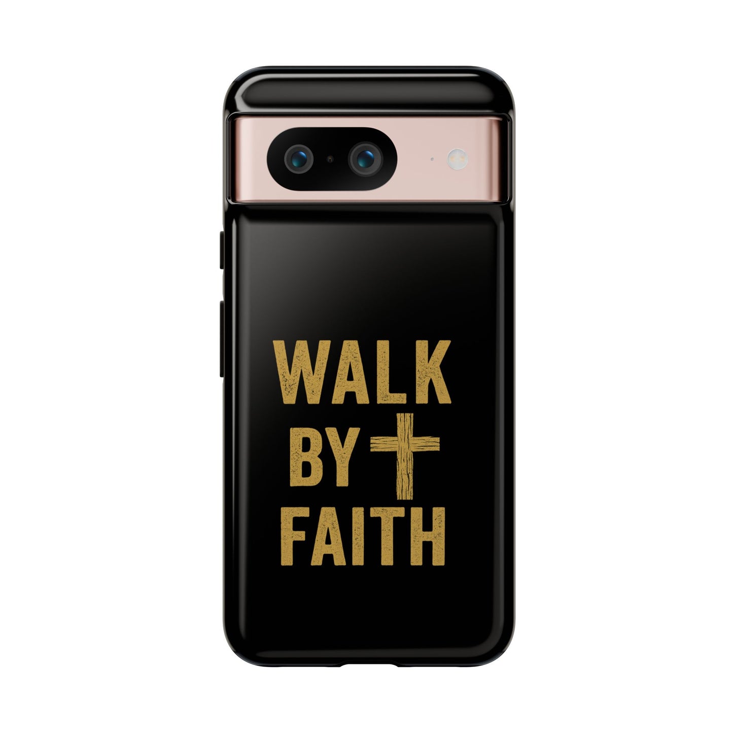 Faith-Inspired Phone Case | Christian Gift, Inspirational Case, Walk by Faith Design, Religious Decor, Strong Protective Cover