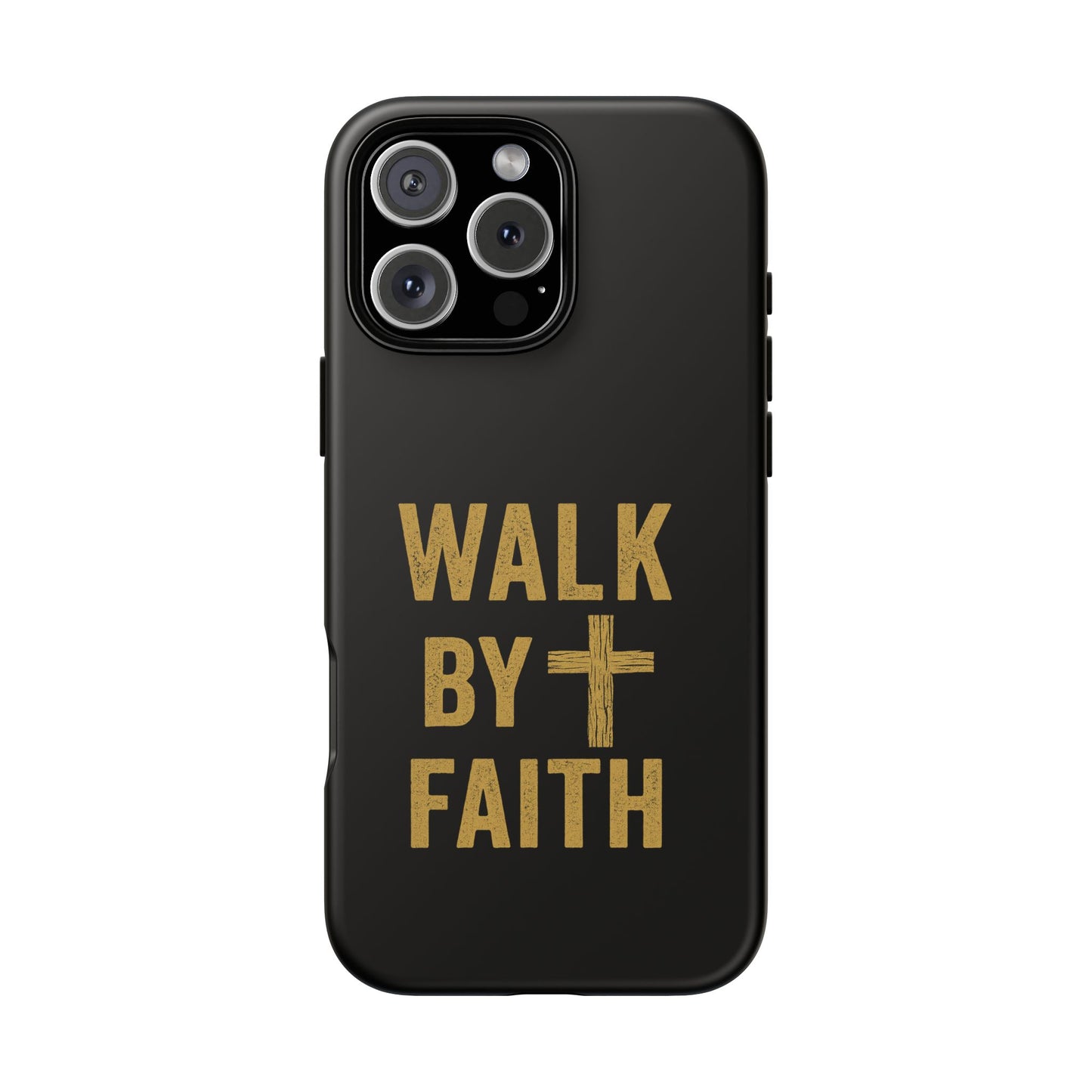 Faith-Inspired Phone Case | Christian Gift, Inspirational Case, Walk by Faith Design, Religious Decor, Strong Protective Cover