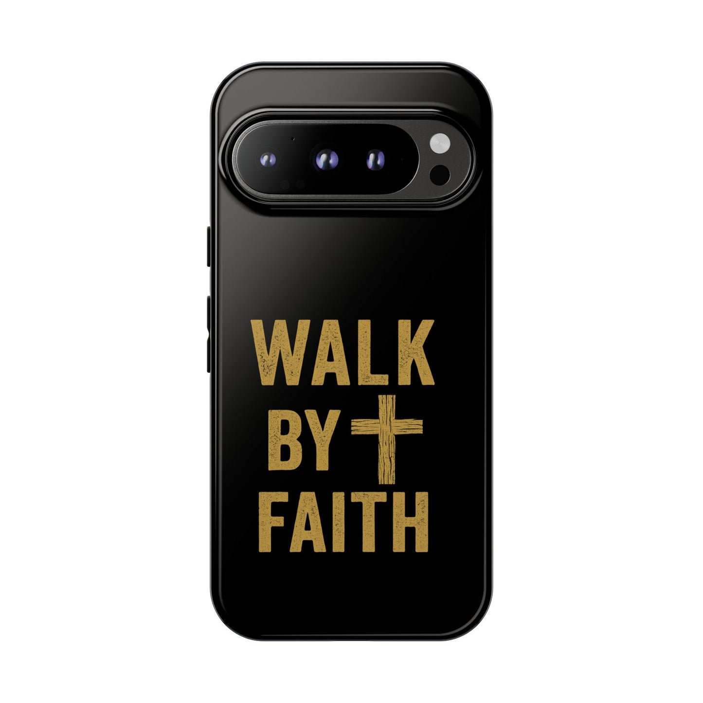 Faith-Inspired Phone Case | Christian Gift, Inspirational Case, Walk by Faith Design, Religious Decor, Strong Protective Cover