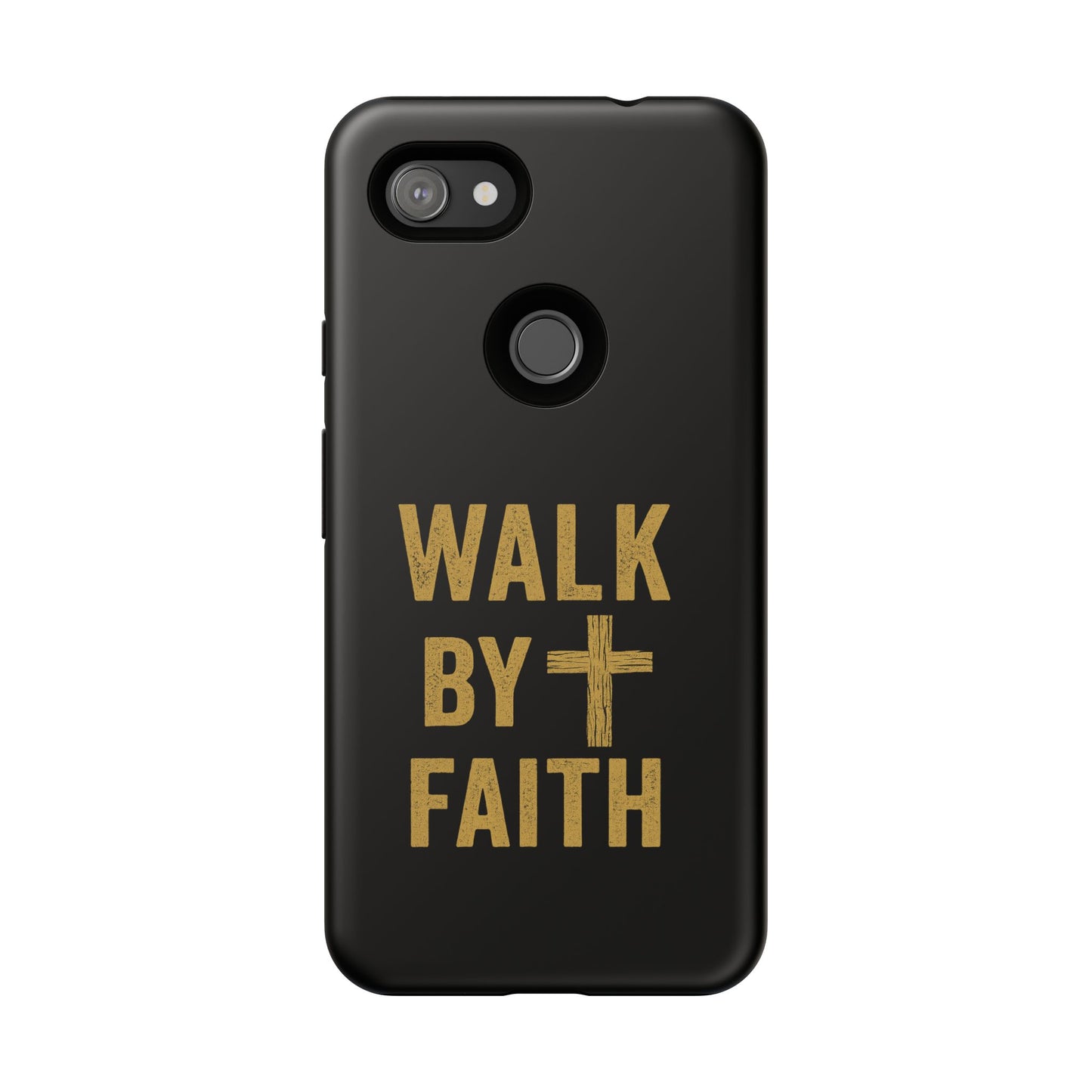 Faith-Inspired Phone Case | Christian Gift, Inspirational Case, Walk by Faith Design, Religious Decor, Strong Protective Cover