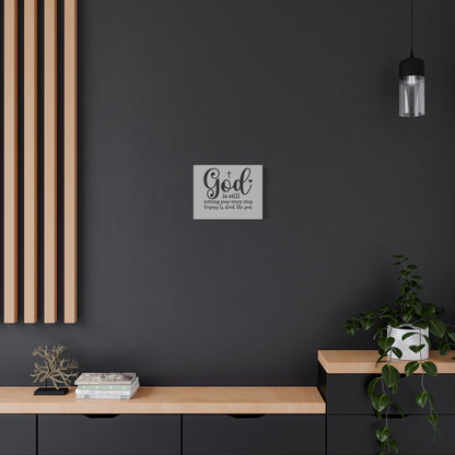 Inspirational Canvas Print - God is still writing your story, Motivational Wall Art, Home Decor, Gifts for Faith, Christian Decor