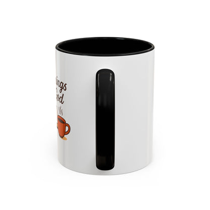 Inspirational Coffee Mug, Mornings with God, Faith-Based Gift, Daily Motivation, Spiritual Tea Cup, Coffee Lover's Present, Christian Gift