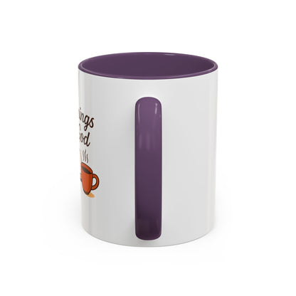 Inspirational Coffee Mug, Mornings with God, Faith-Based Gift, Daily Motivation, Spiritual Tea Cup, Coffee Lover's Present, Christian Gift