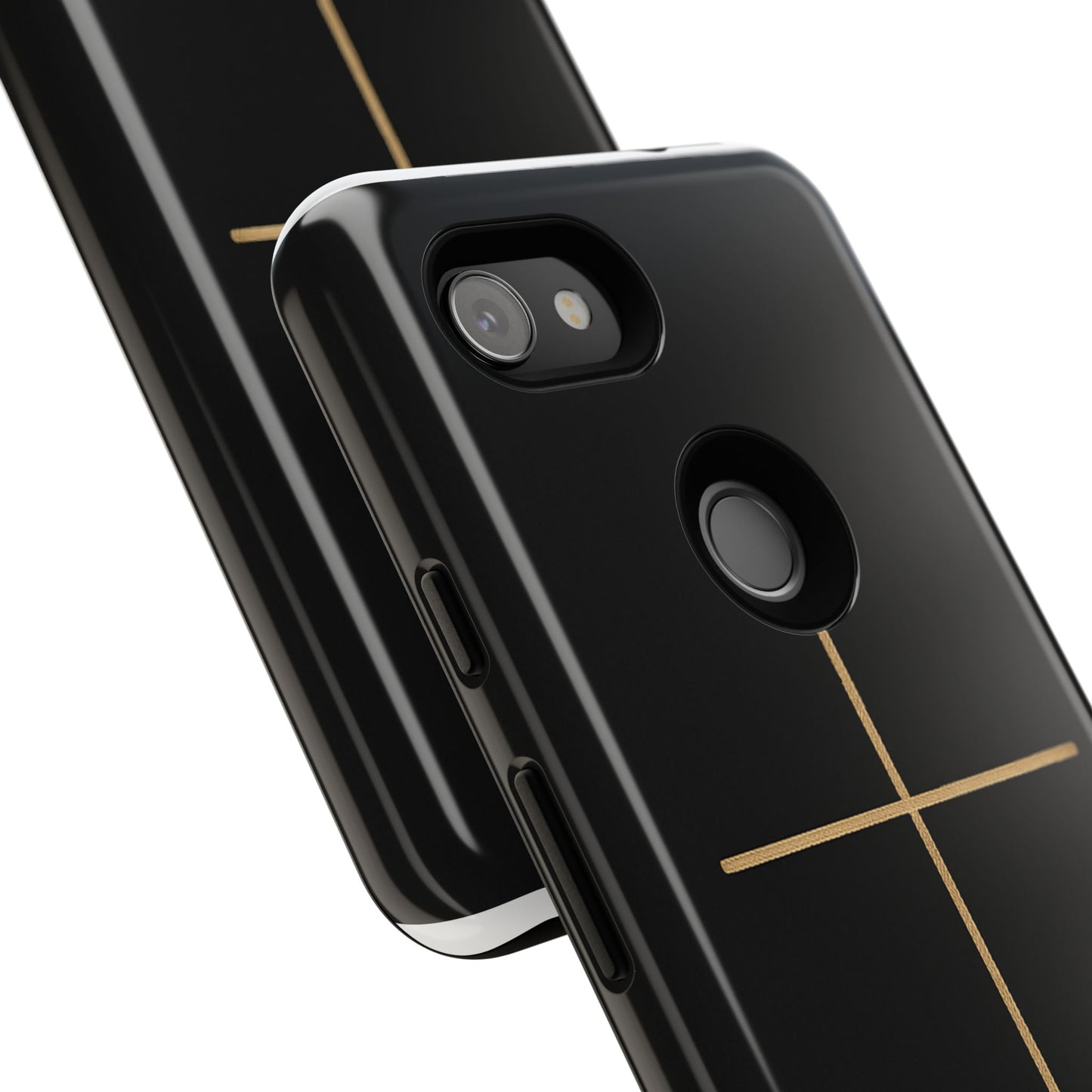 Minimalist Cross Phone Case, Tough iPhone Cover for Faithful Souls, Gift for Christians, Stylish Tech Accessories, Modern Christian Design