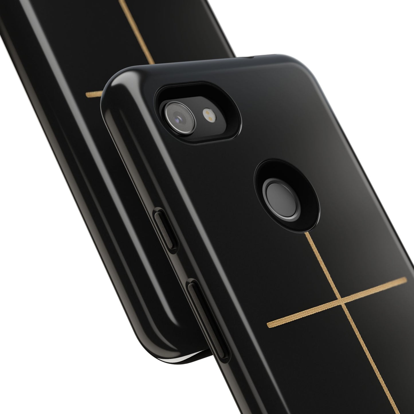 Minimalist Cross Phone Case, Tough iPhone Cover for Faithful Souls, Gift for Christians, Stylish Tech Accessories, Modern Christian Design