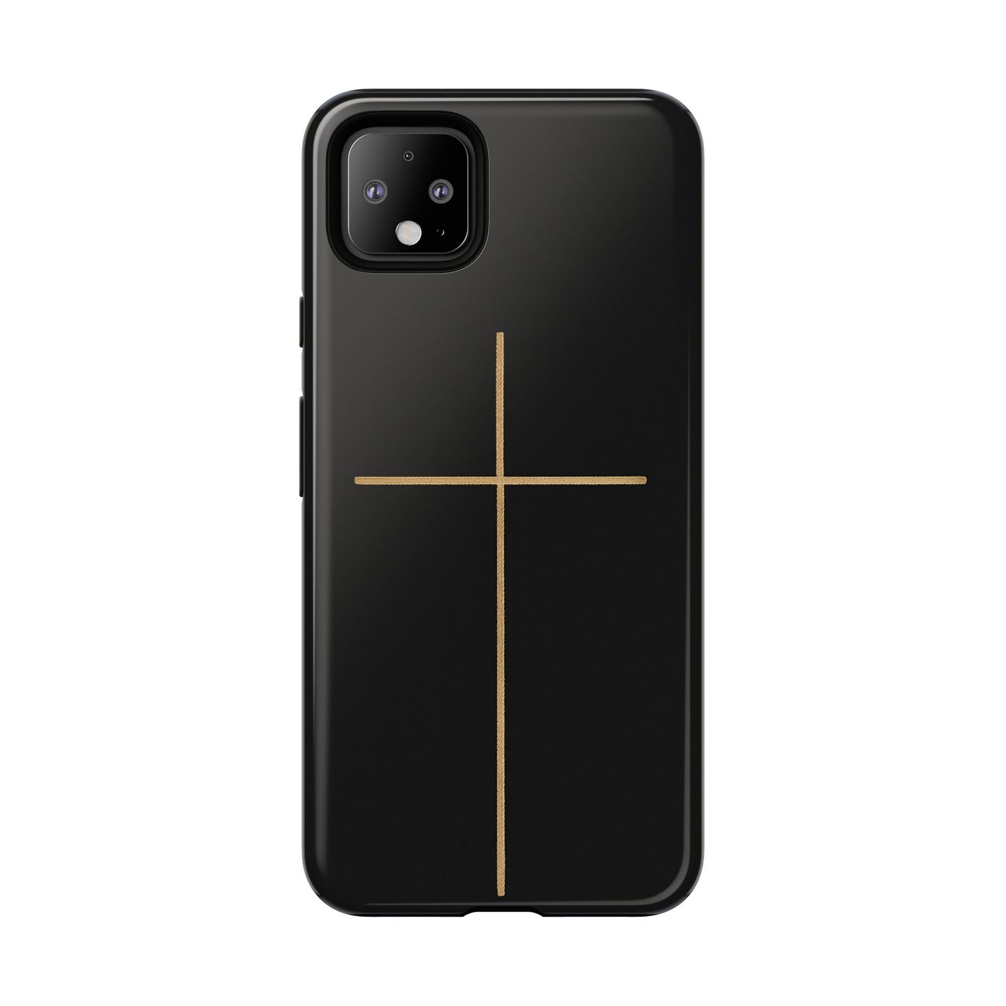 Minimalist Cross Phone Case, Tough iPhone Cover for Faithful Souls, Gift for Christians, Stylish Tech Accessories, Modern Christian Design