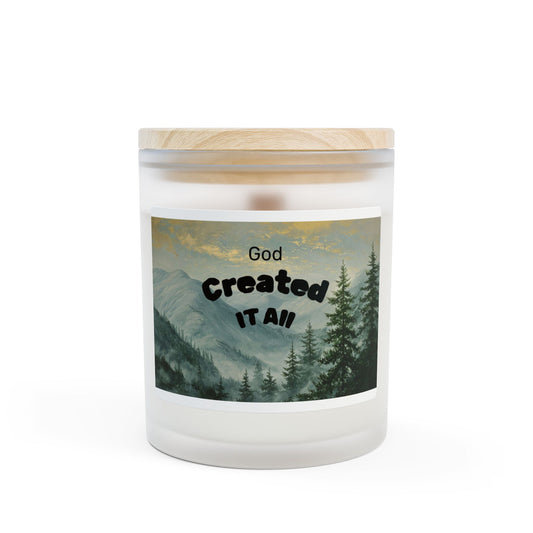 Nature-Inspired Candle with Inspirational Quote | Rustic Decor, Home Fragrance, Gift for Her, Mindfulness, Relaxation