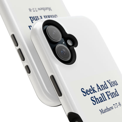Raccoon Bible Verse Phone Case | Unique Impact-Resistant Cover | Customizable Gift for Nature Lovers, Birthday, or Everyday Use