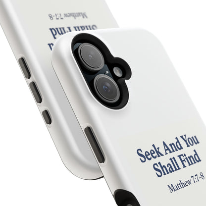 Raccoon Bible Verse Phone Case | Unique Impact-Resistant Cover | Customizable Gift for Nature Lovers, Birthday, or Everyday Use