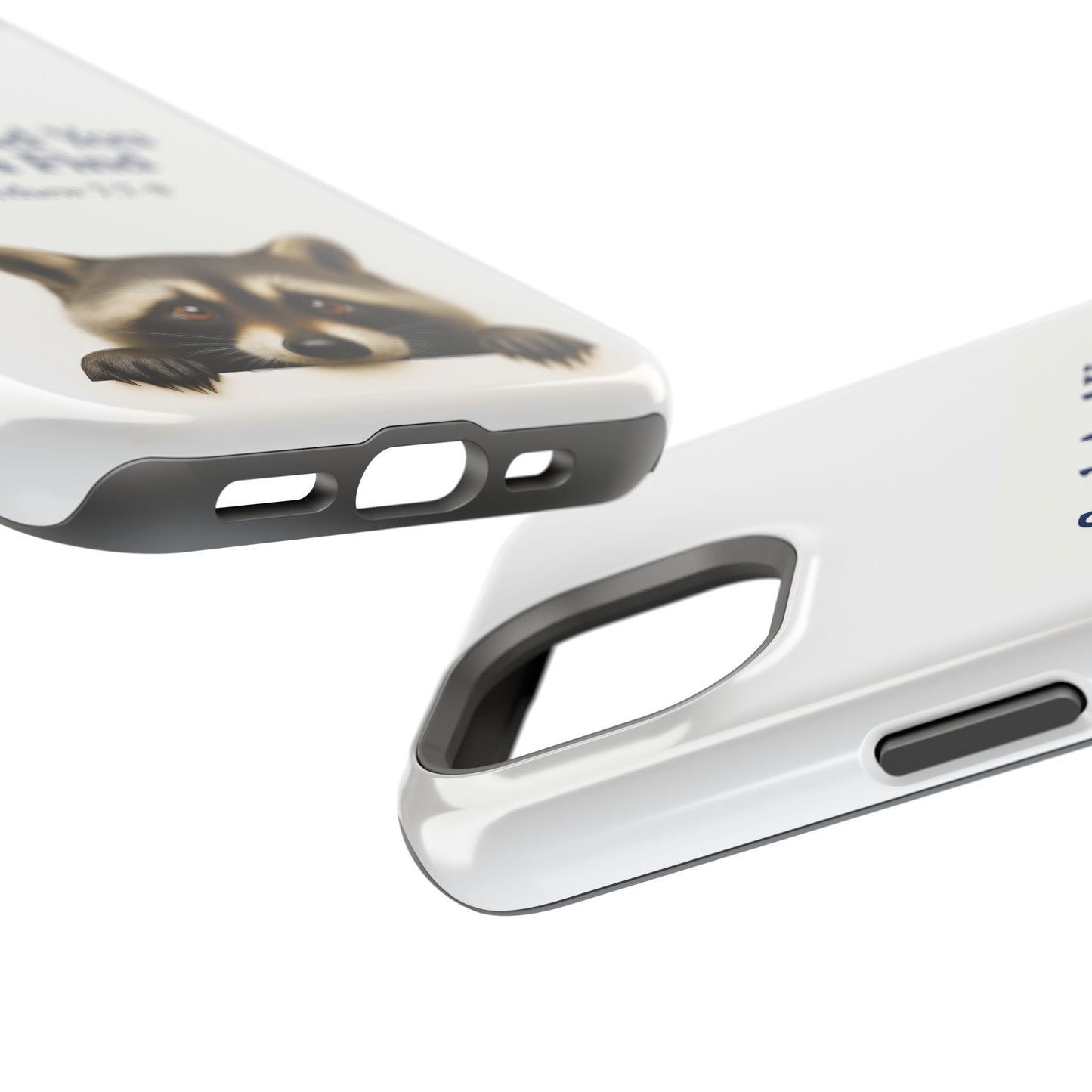 Raccoon Bible Verse Phone Case | Unique Impact-Resistant Cover | Customizable Gift for Nature Lovers, Birthday, or Everyday Use