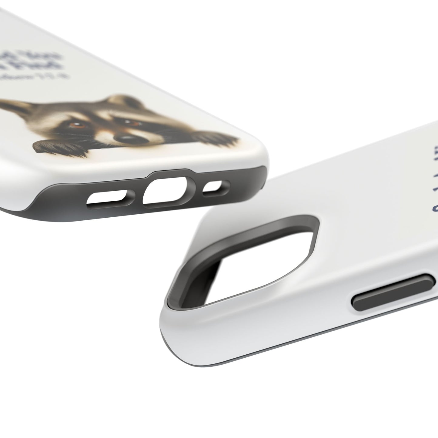 Raccoon Bible Verse Phone Case | Unique Impact-Resistant Cover | Customizable Gift for Nature Lovers, Birthday, or Everyday Use