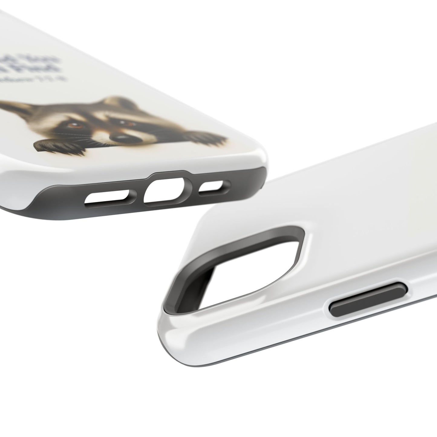 Raccoon Bible Verse Phone Case | Unique Impact-Resistant Cover | Customizable Gift for Nature Lovers, Birthday, or Everyday Use