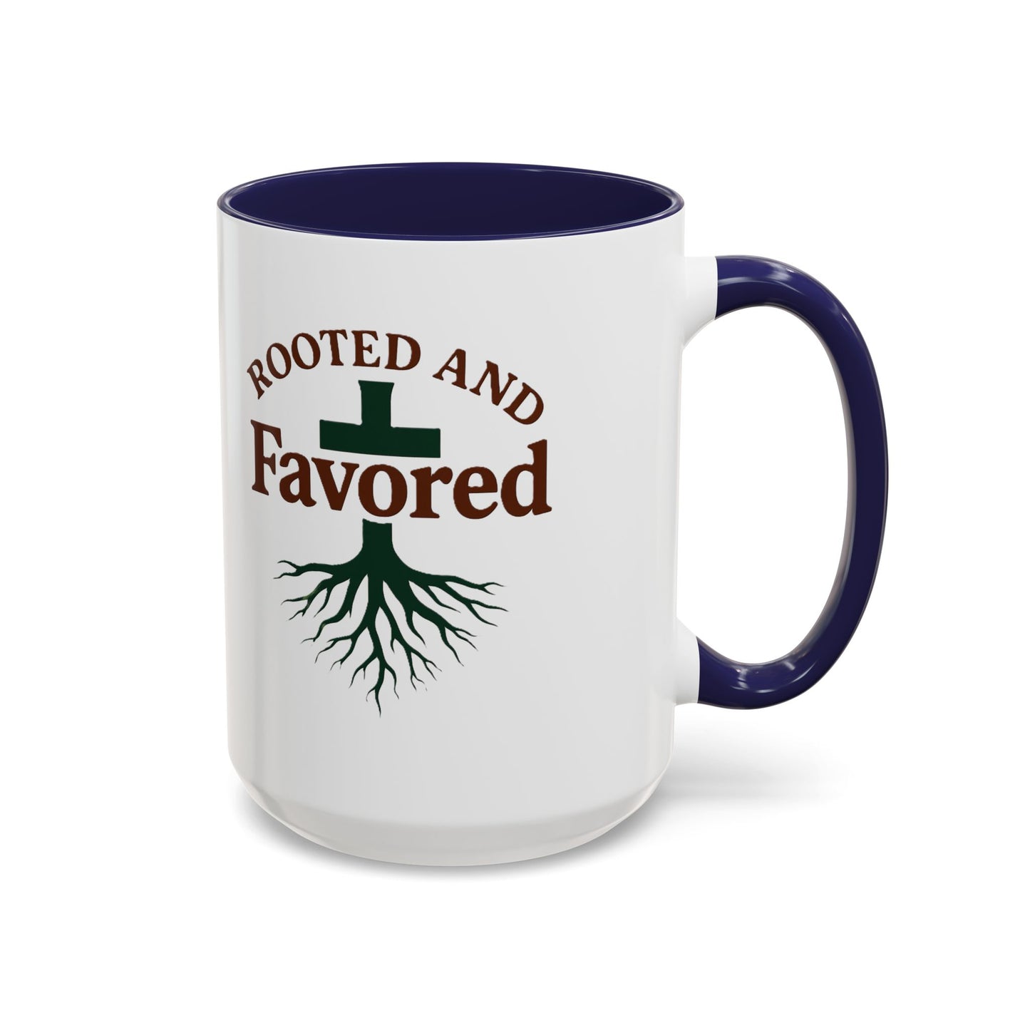 Rooted and Favored Coffee Mug - Spiritual Inspirational Gift for Coffee Lovers, Faith-based Home Decor, Christian Mug, Motivational [...]