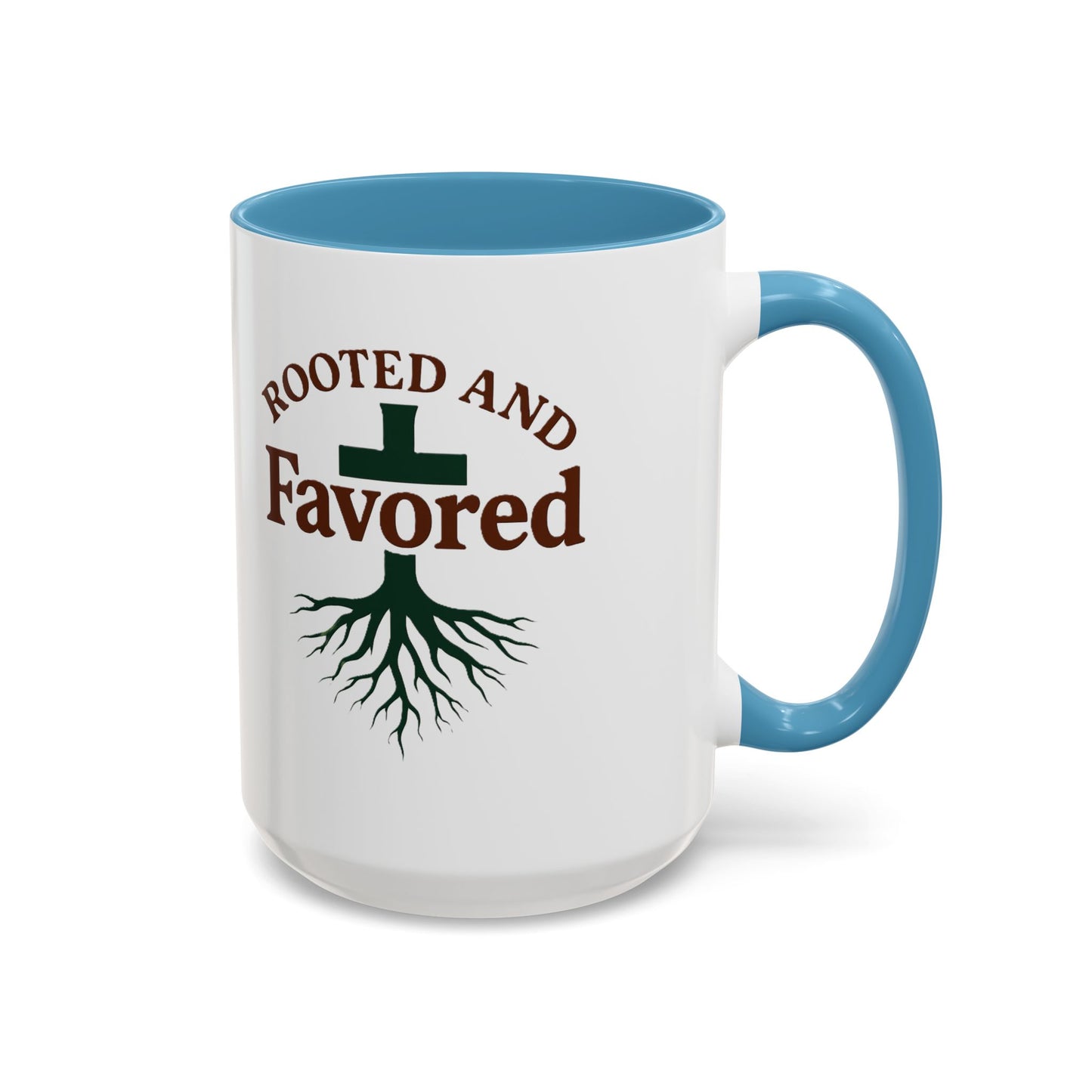 Rooted and Favored Coffee Mug - Spiritual Inspirational Gift for Coffee Lovers, Faith-based Home Decor, Christian Mug, Motivational [...]