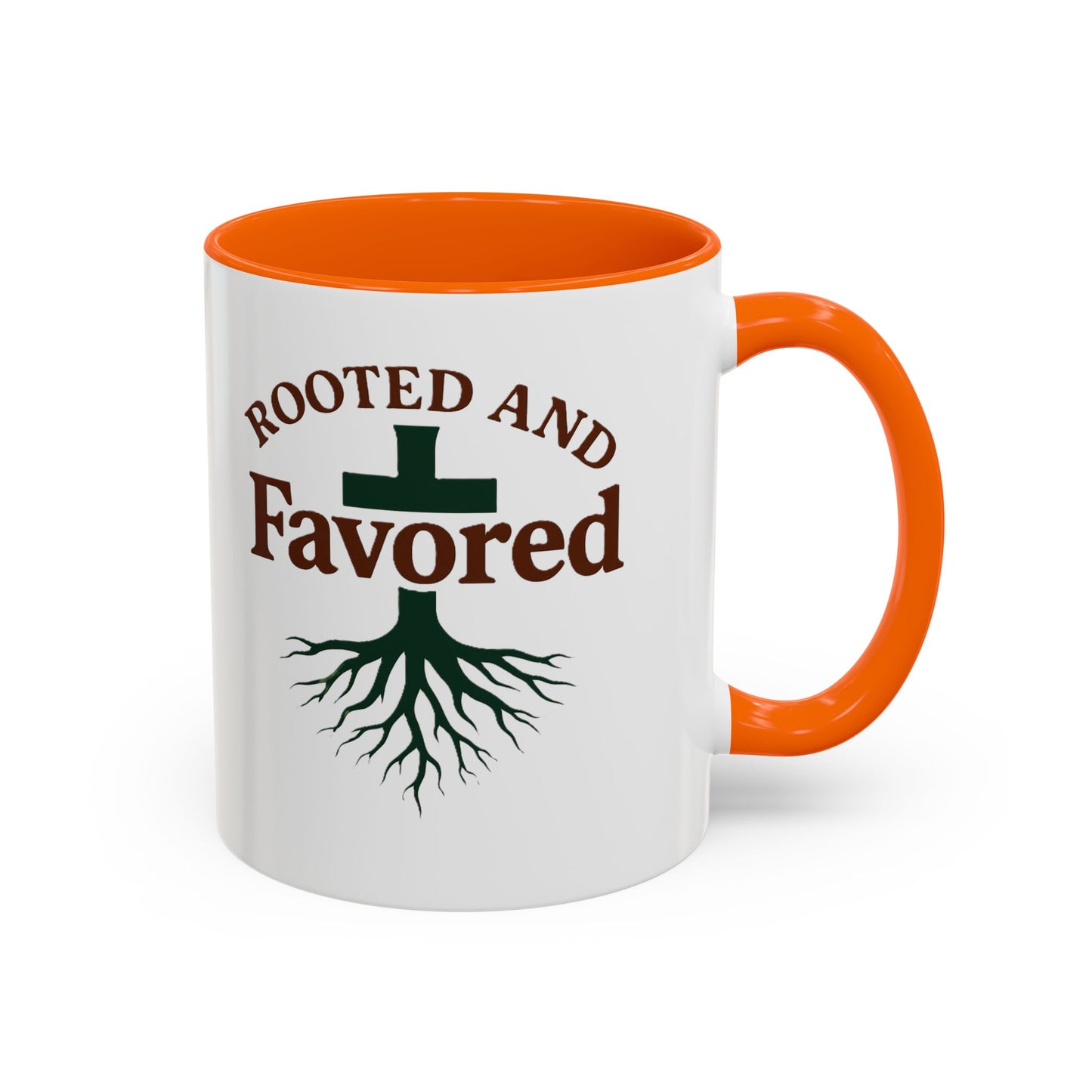 Rooted and Favored Coffee Mug - Spiritual Inspirational Gift for Coffee Lovers, Faith-based Home Decor, Christian Mug, Motivational [...]
