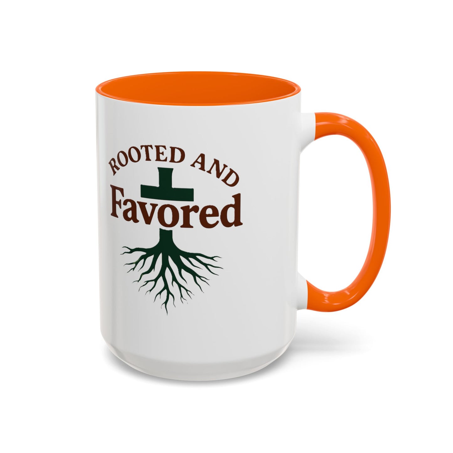 Rooted and Favored Coffee Mug - Spiritual Inspirational Gift for Coffee Lovers, Faith-based Home Decor, Christian Mug, Motivational [...]