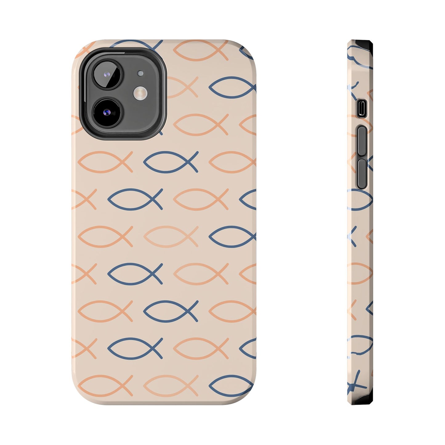 Stylish Fish Pattern Phone Cases | Unique Christian Gifts, Trendy Accessories, Durable Protection, Perfect for Everyday Use