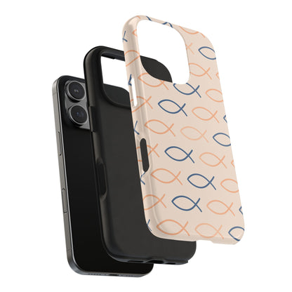 Stylish Fish Pattern Phone Cases | Unique Christian Gifts, Trendy Accessories, Durable Protection, Perfect for Everyday Use
