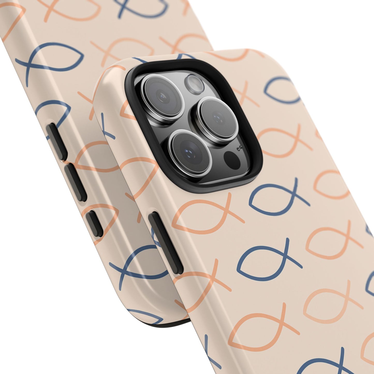 Stylish Fish Pattern Phone Cases | Unique Christian Gifts, Trendy Accessories, Durable Protection, Perfect for Everyday Use