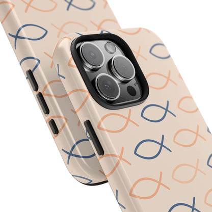 Stylish Fish Pattern Phone Cases | Unique Christian Gifts, Trendy Accessories, Durable Protection, Perfect for Everyday Use