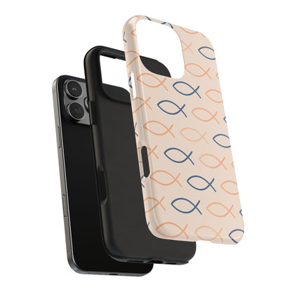 Stylish Fish Pattern Phone Cases | Unique Christian Gifts, Trendy Accessories, Durable Protection, Perfect for Everyday Use