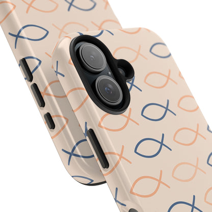Stylish Fish Pattern Phone Cases | Unique Christian Gifts, Trendy Accessories, Durable Protection, Perfect for Everyday Use