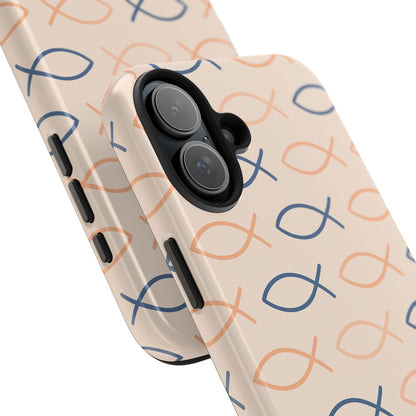 Stylish Fish Pattern Phone Cases | Unique Christian Gifts, Trendy Accessories, Durable Protection, Perfect for Everyday Use