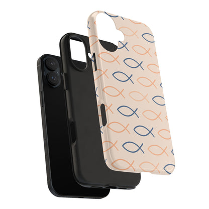 Stylish Fish Pattern Phone Cases | Unique Christian Gifts, Trendy Accessories, Durable Protection, Perfect for Everyday Use