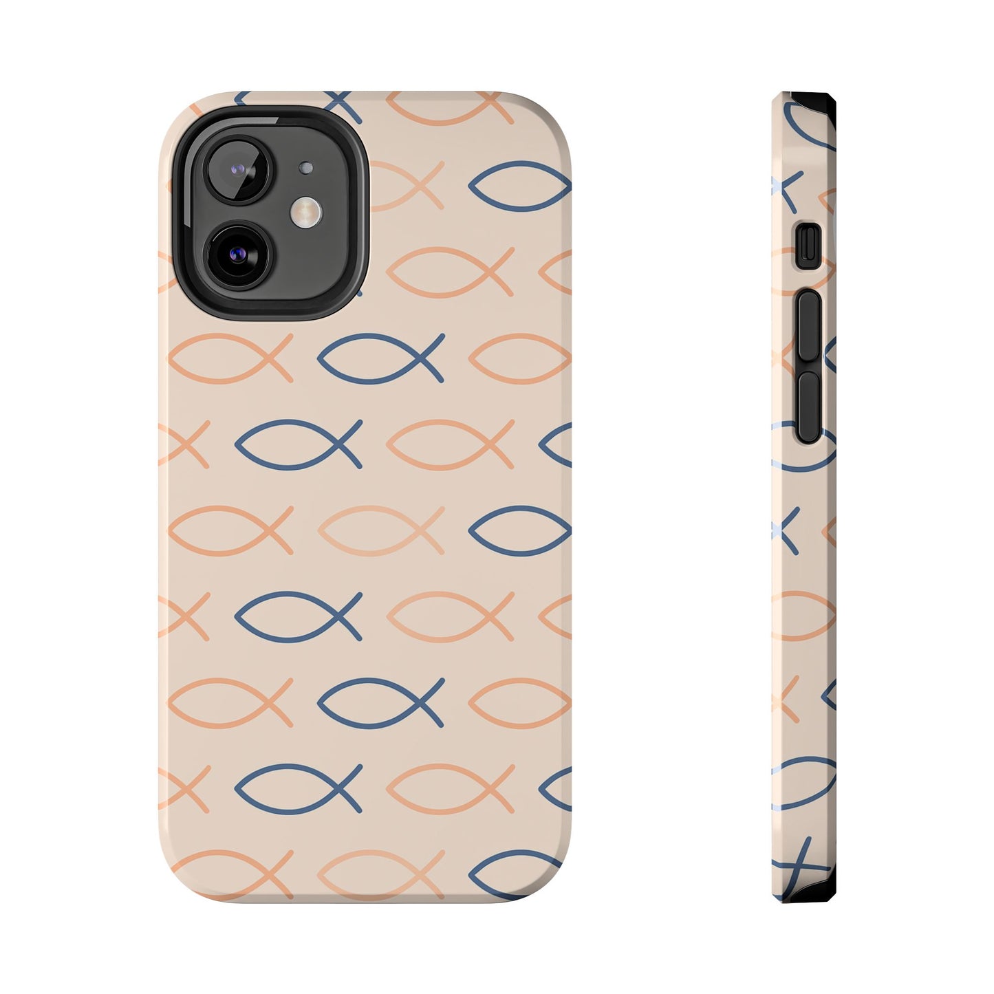 Stylish Fish Pattern Phone Cases | Unique Christian Gifts, Trendy Accessories, Durable Protection, Perfect for Everyday Use