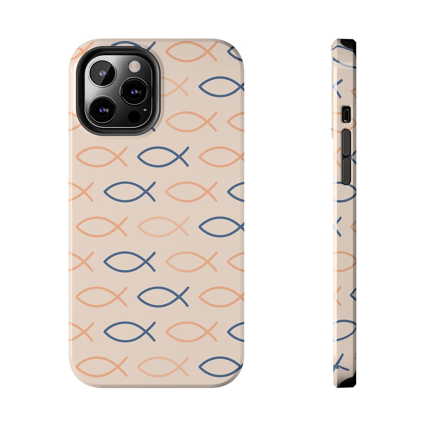 Stylish Fish Pattern Phone Cases | Unique Christian Gifts, Trendy Accessories, Durable Protection, Perfect for Everyday Use