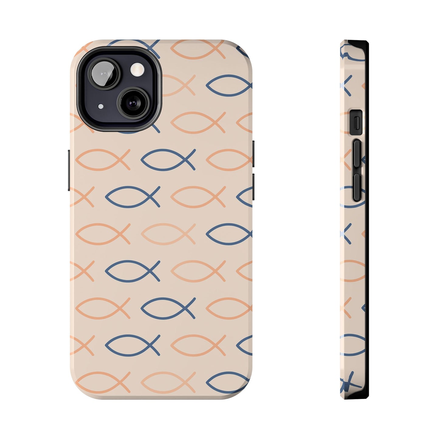 Stylish Fish Pattern Phone Cases | Unique Christian Gifts, Trendy Accessories, Durable Protection, Perfect for Everyday Use