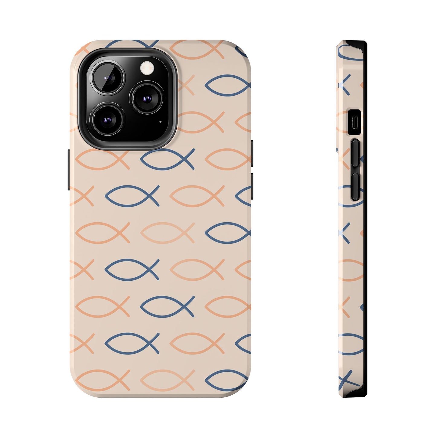 Stylish Fish Pattern Phone Cases | Unique Christian Gifts, Trendy Accessories, Durable Protection, Perfect for Everyday Use